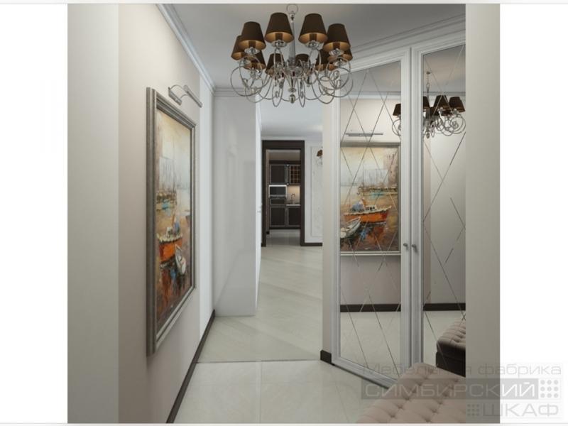 встроенный шкаф-купе в прихожую премиум 2 в Нижневартовске