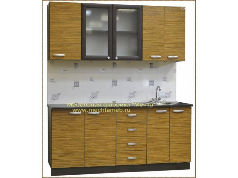 кухонный гарнитур прямой зебрано в Нижневартовске