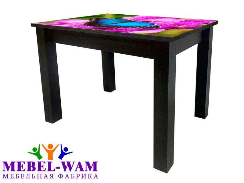 стол обеденный квадро б с фотопечатью в Нижневартовске