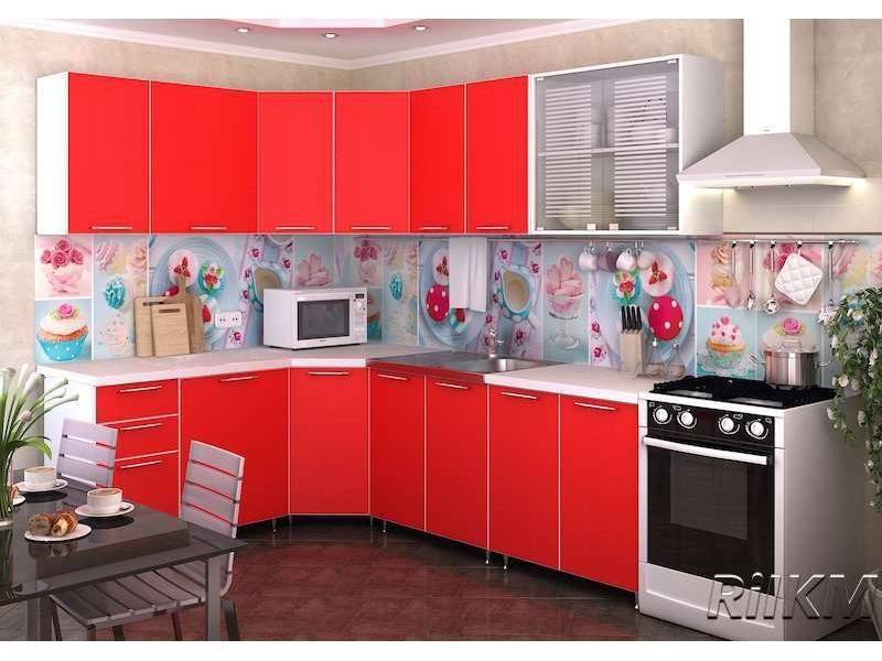 кухонный гарнитур угловой радуга в Нижневартовске