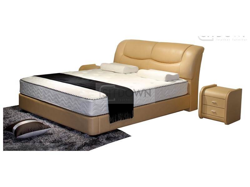 компактная и аккуратная кожаная кровать маракуйя в Нижневартовске
