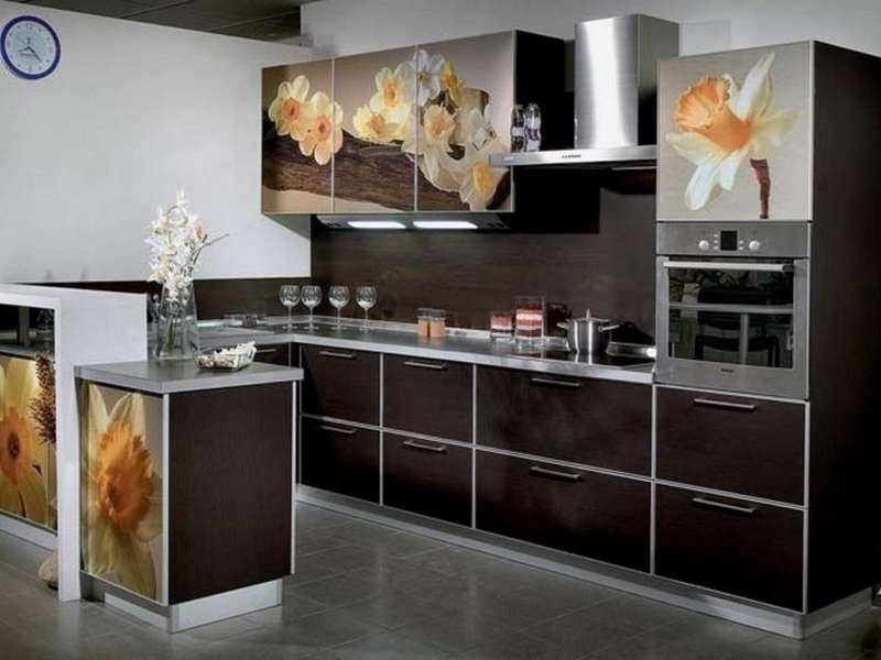 кухня с фотопечатью kf 6 в Нижневартовске