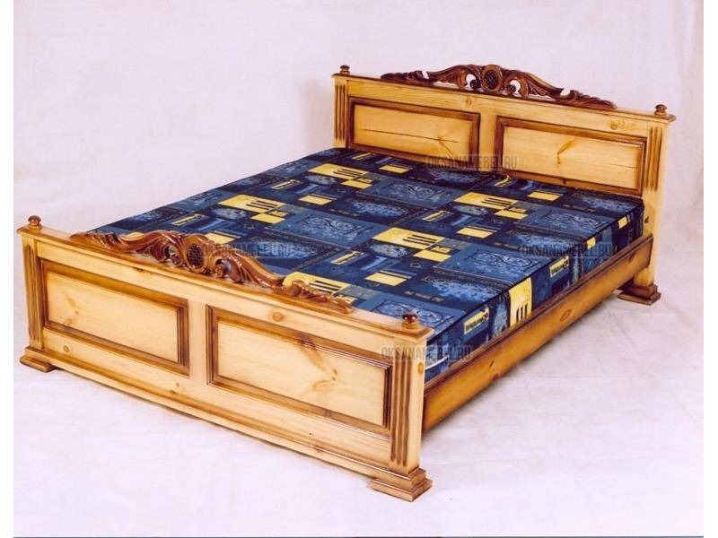 двуспальная кровать моника с резьбой ручной работы в Нижневартовске