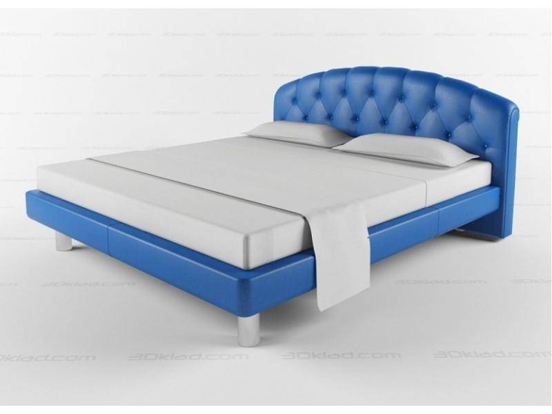 синяя кровать в каретной стяжке в Нижневартовске