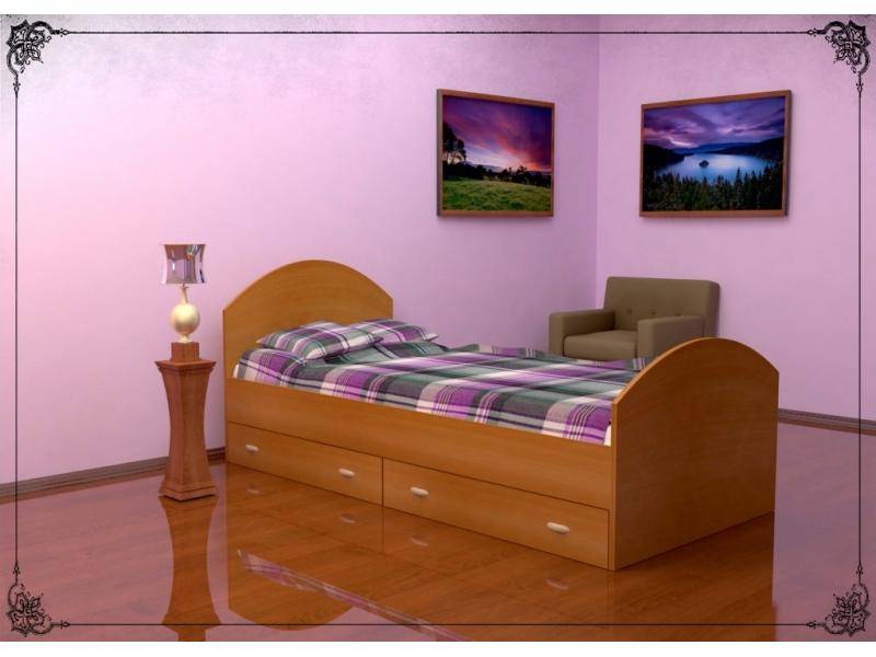 кровать с ящиками в Нижневартовске