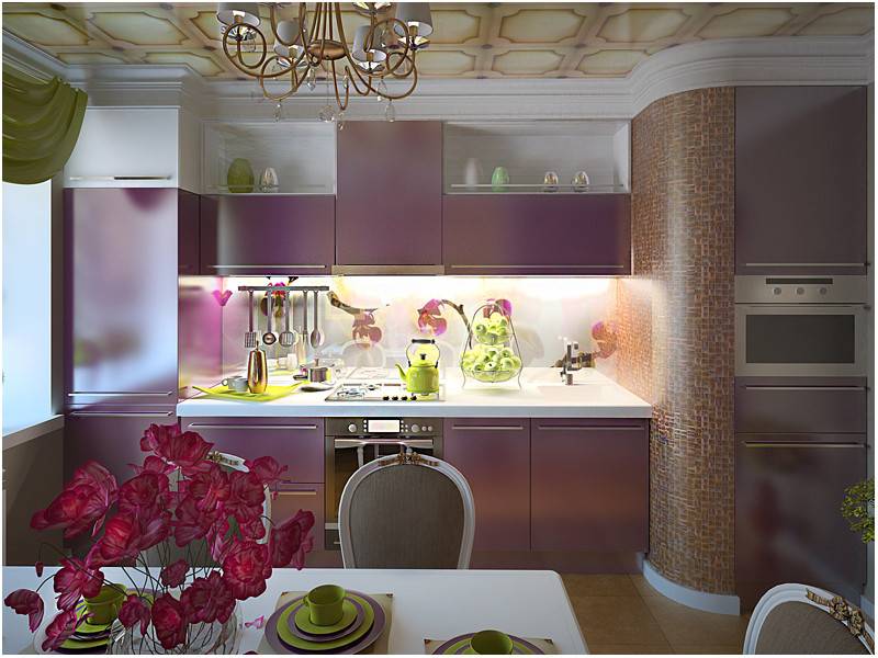 кухня прмая мдф гарона в Нижневартовске