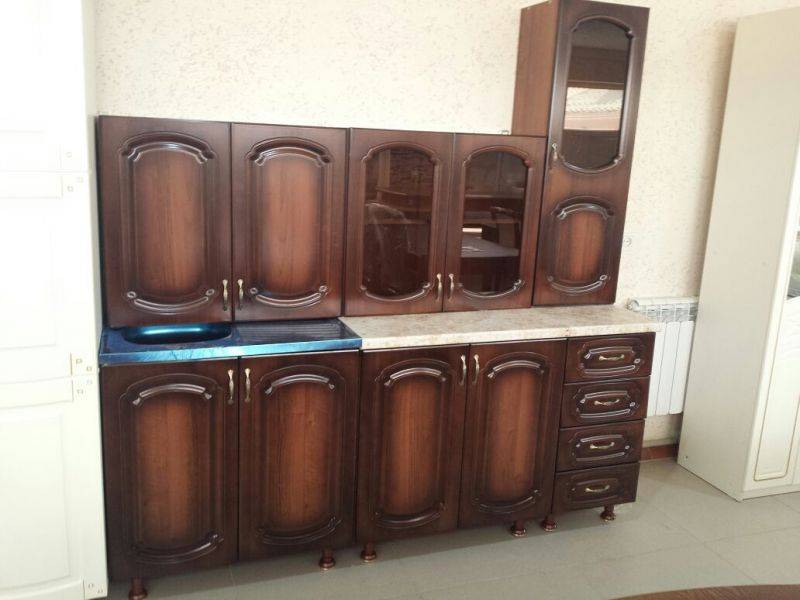 простая кухня узор женева орех 2 в Нижневартовске