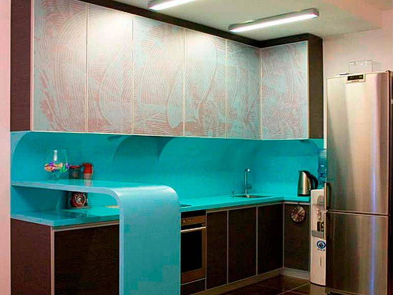 кухонный гарнитур аква в Нижневартовске