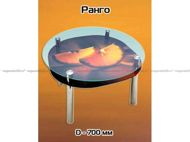 круглый стеклянный стол ранго в Нижневартовске