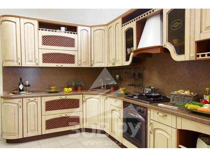 кухонный гарнитур ретро 5 клен патина в Нижневартовске