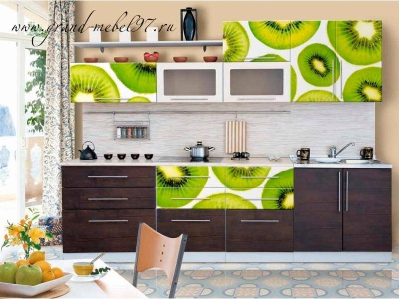 кухня с фотопечатью 043 в Нижневартовске