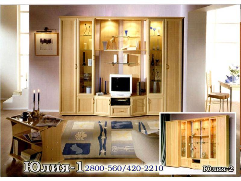 гостиная стенка юлия 1 в Нижневартовске