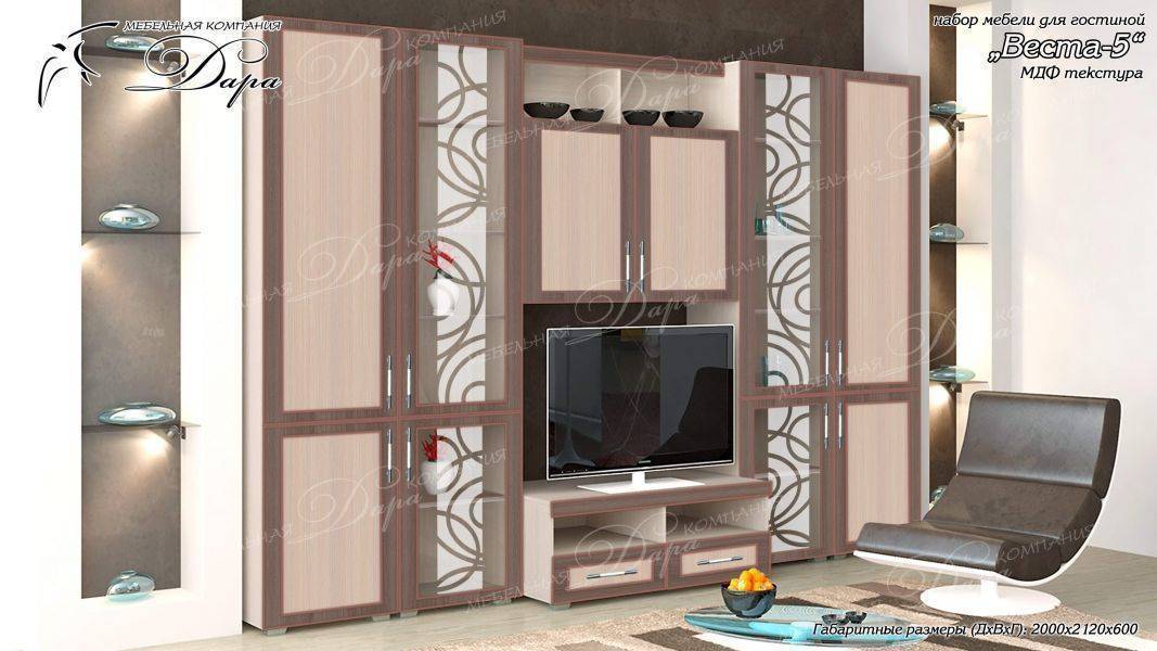 гостиная стенка веста-5 в Нижневартовске
