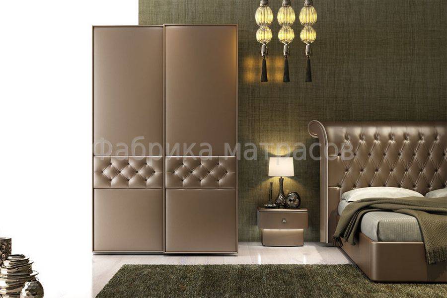 шкаф-купе диего обтянут кожей в Нижневартовске