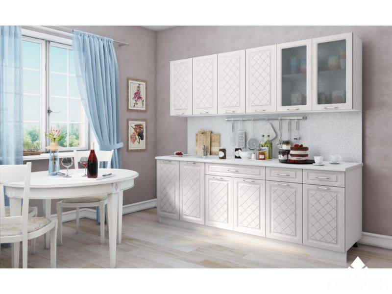 кухонный гарнитур сетка белая в Нижневартовске