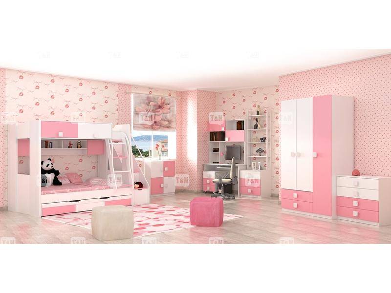 детская двухъярусная кровать rich pink в Нижневартовске