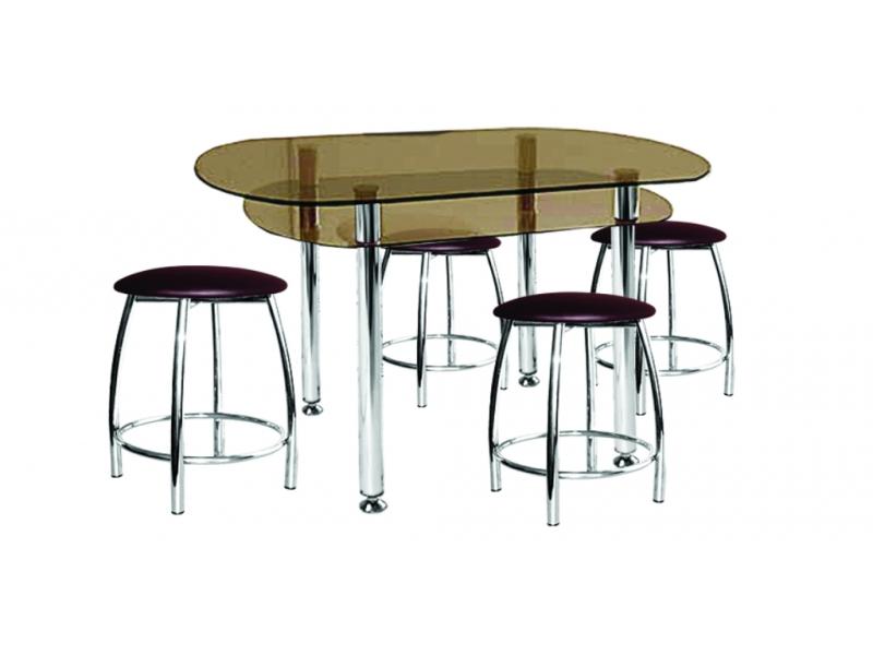 стеклянная обеденная группа №2 в Нижневартовске