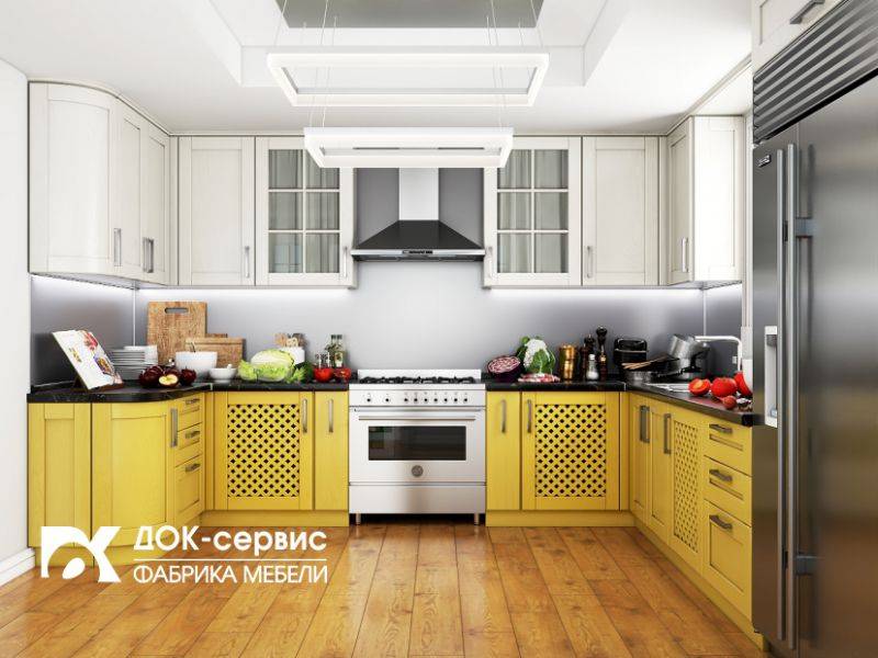 угловая кухня из массива в Нижневартовске