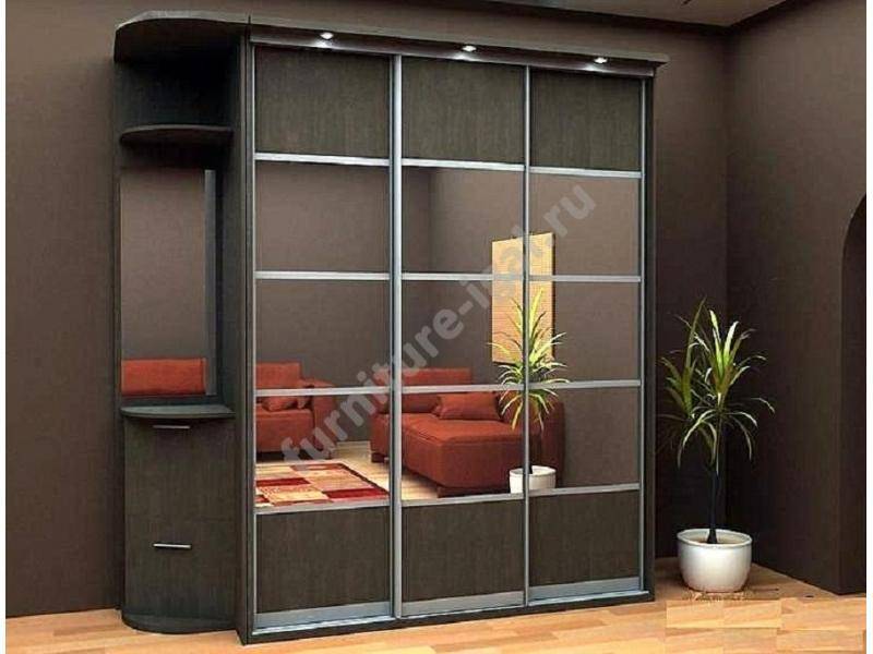 шкаф-купе в темном цвете в Нижневартовске