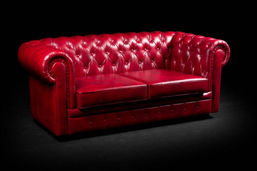 диван красный честер в Нижневартовске