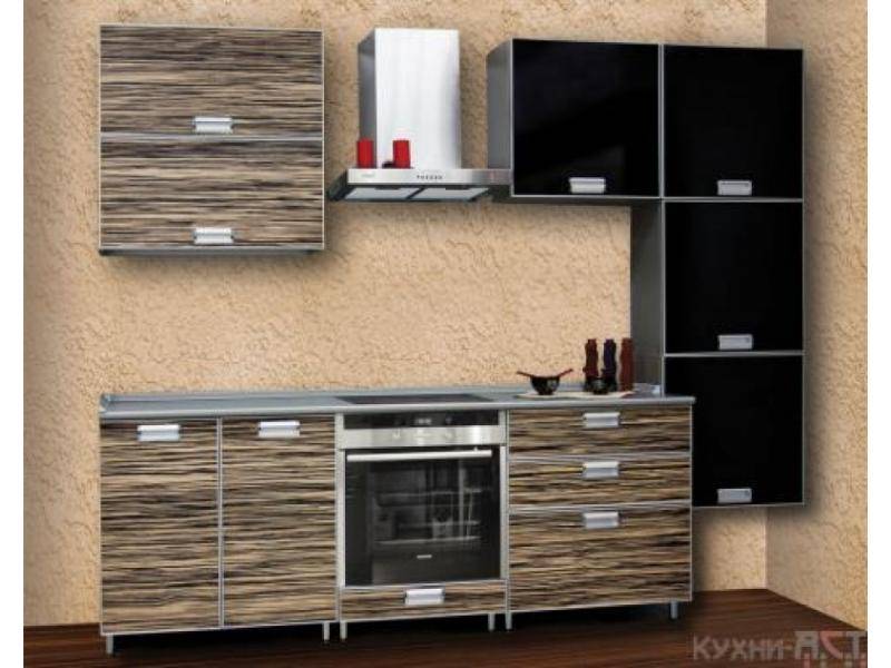 кухонный гарнитур прямой зебрано в Нижневартовске