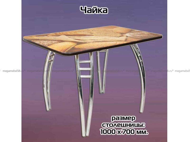 прямоугольный стол с фотопечатью чайка 1 в Нижневартовске