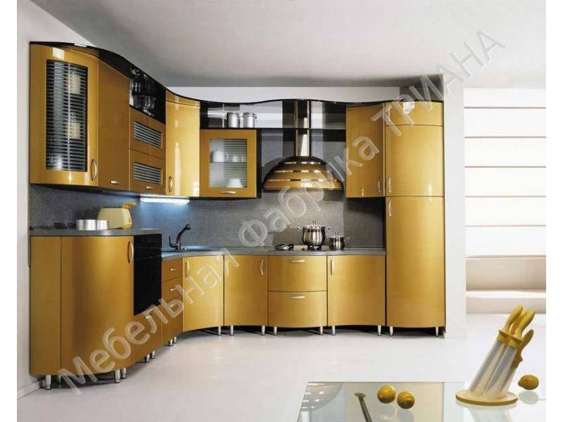 золотой кухонный гарнитур октом в Нижневартовске