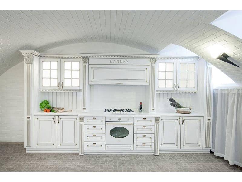 кухонный гарнитур береза цвет белый-патина золото в Нижневартовске