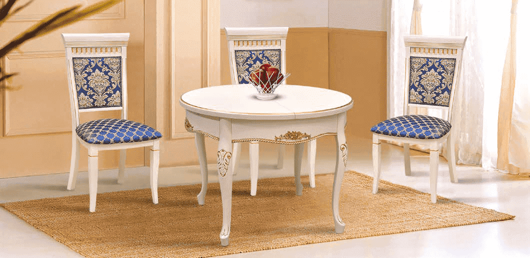 стол скр круглый с узором в Нижневартовске