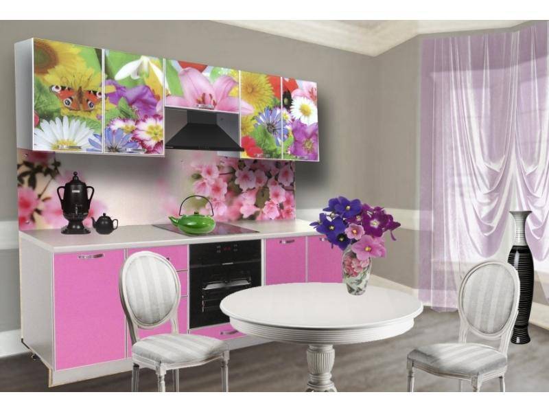 розовая кухня модерн 13 в Нижневартовске