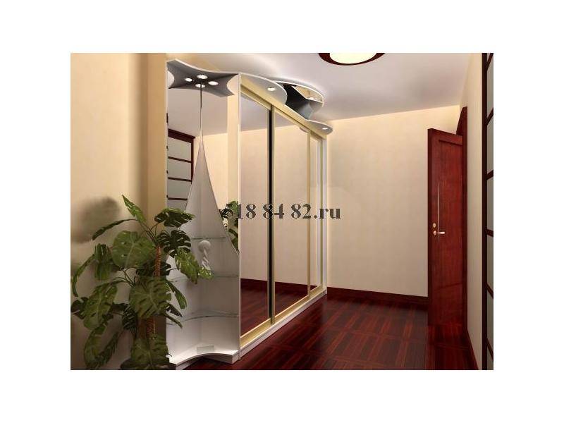 стильный шкаф-купе с зеркалом в Нижневартовске