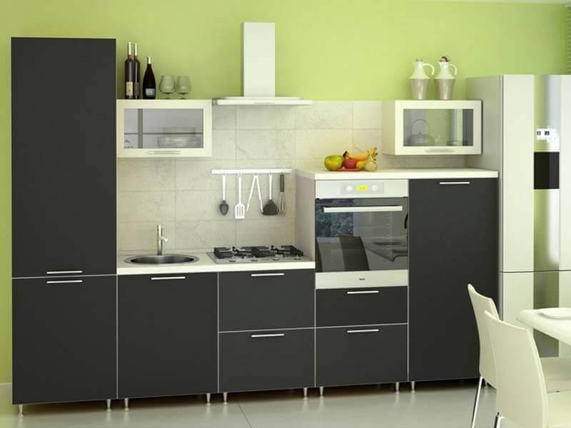 кухонный гарнитур лдсп черный в Нижневартовске