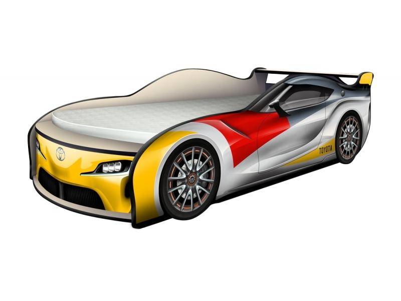 кровать тойота гоночная желто-серый в Нижневартовске