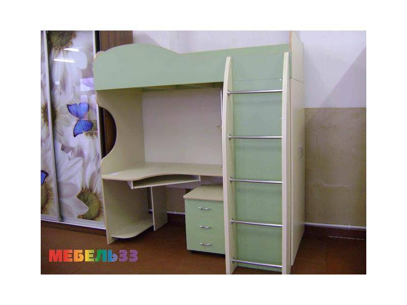 детская кровать-чердак с рабочим местом в Нижневартовске
