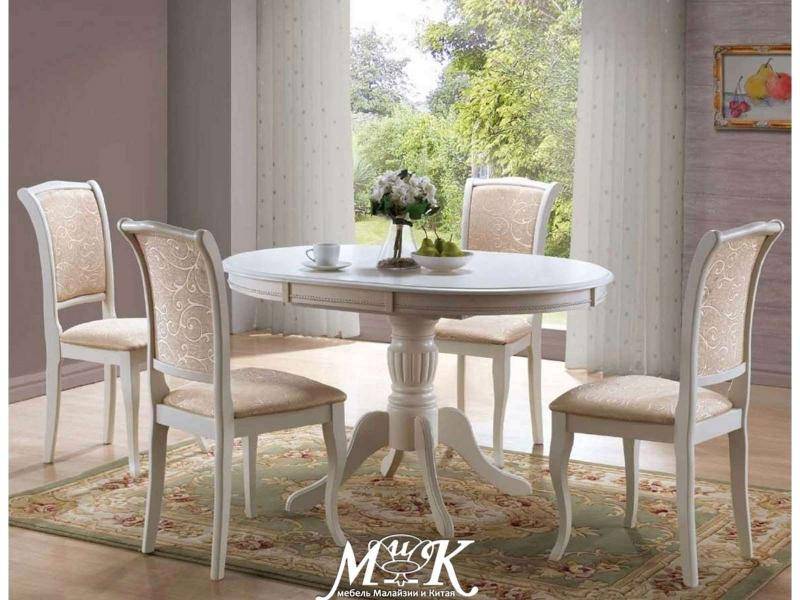 стол обеденный оlivia белый в Нижневартовске