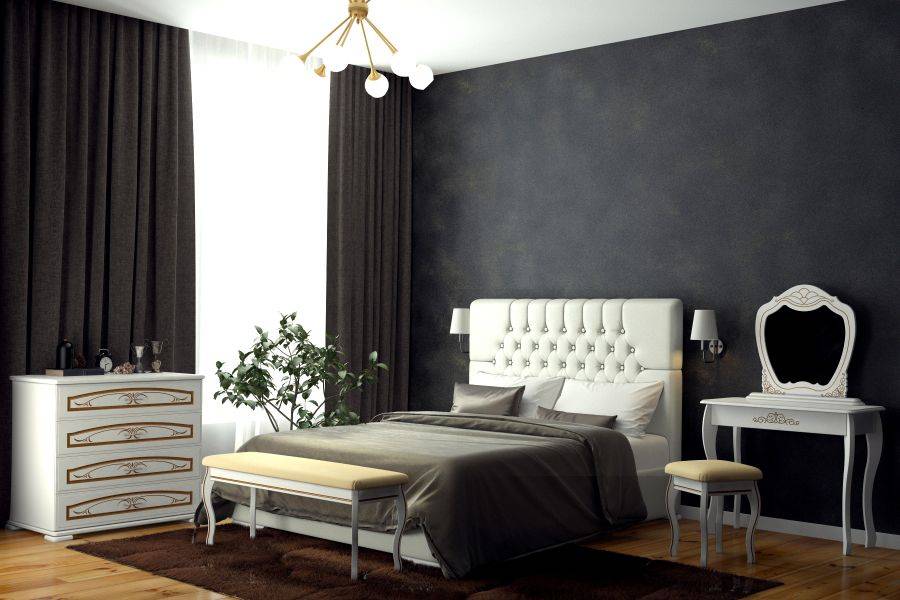 кровать с мягким изголовьем шарм 1 в Нижневартовске