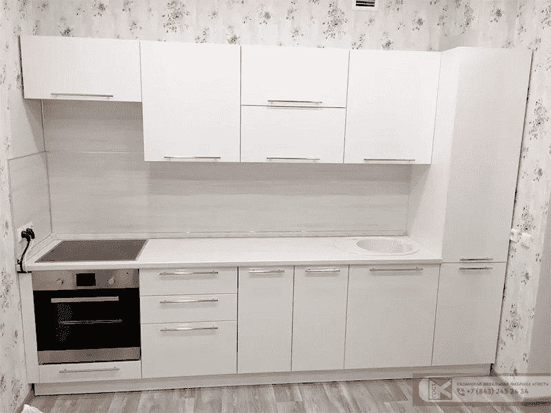 кухня модерн белая в Нижневартовске