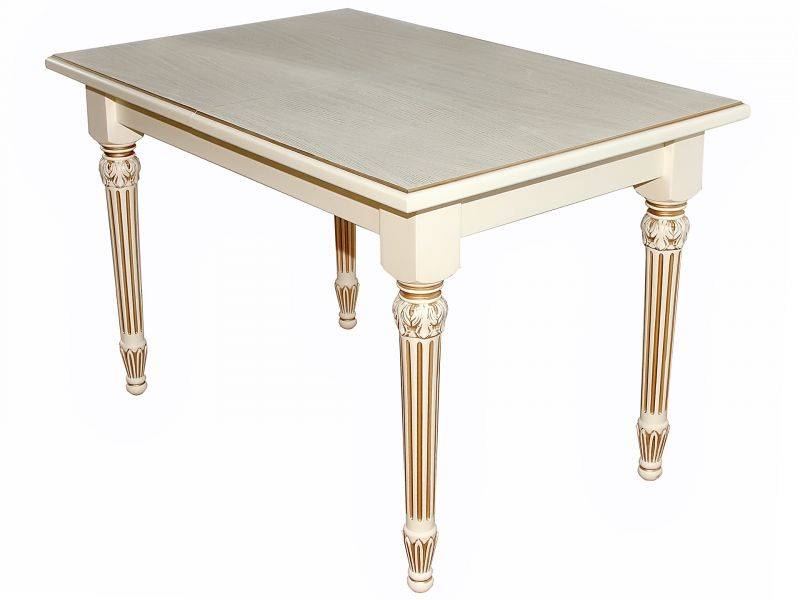 стол обеденный жерар 01 слоновая кость/патина в Нижневартовске