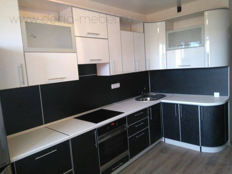 комбинированная кухня радиусная в Нижневартовске