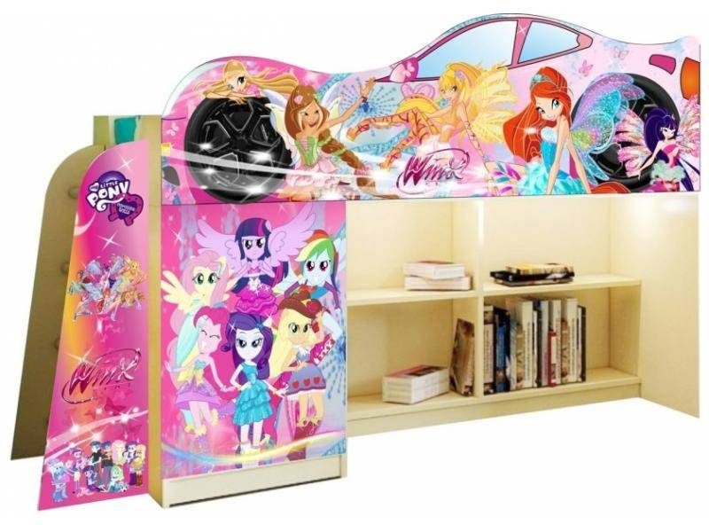 кровать чердак 1 для девочки в Нижневартовске