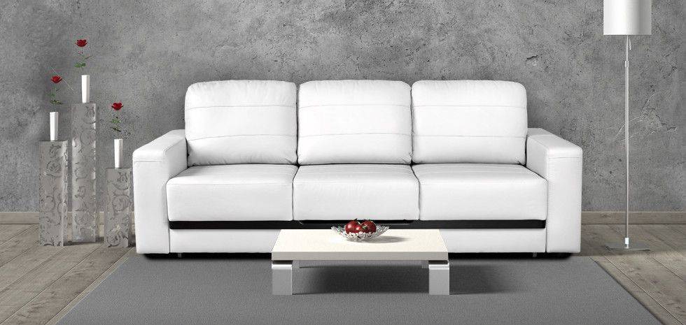 белый прямой диван арчи 2 в Нижневартовске