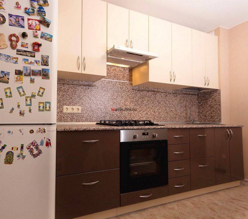 кухня мдф ванильный шоколад в Нижневартовске