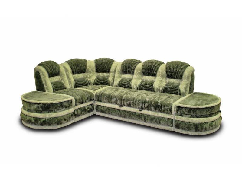 угловой диван престиж с боковыми пуфами в Нижневартовске