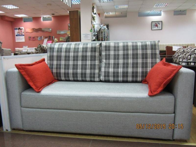 серый прямой диван ладога в Нижневартовске