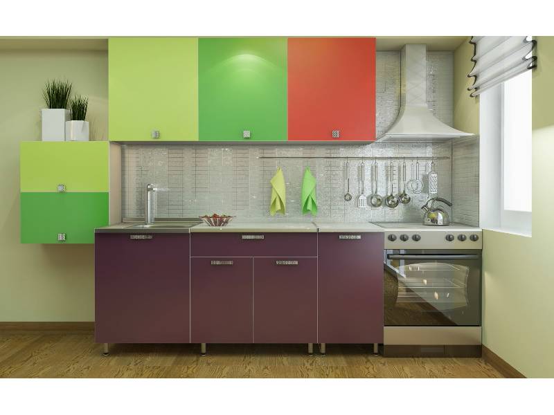 кухня прямая бельканто фасады лдсп в Нижневартовске