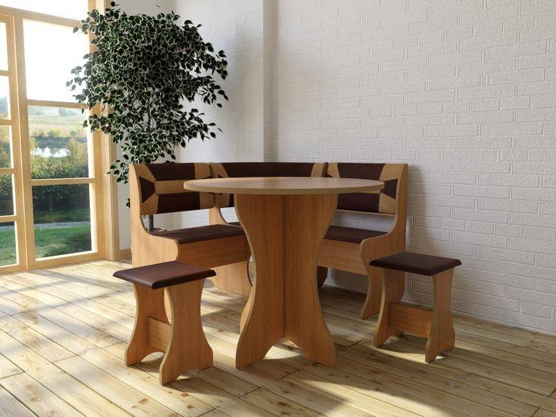 деревянный кухонный угол надежда 4 в Нижневартовске