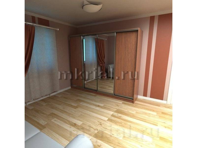 шкаф-купе 4 створки с зеркалом в Нижневартовске