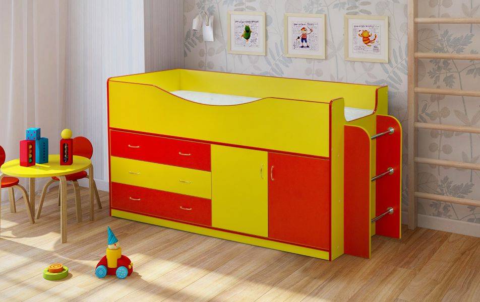 кровать в детскую комнату радуга-6 в Нижневартовске