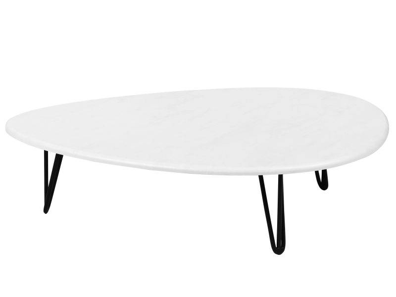 стол журнальный дадли белый бетон в Нижневартовске