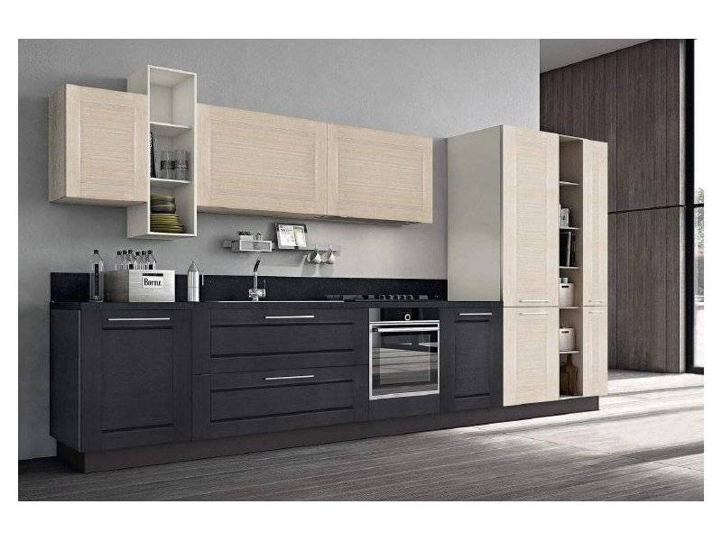 кухня шпон адриано рамочный 1 в Нижневартовске